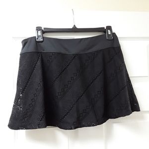 Fila skort in black